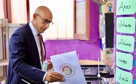 وزير التربية والتعليم يشارك في انتخابات مجلس الشيوخ 2025 ويدلي بصوته