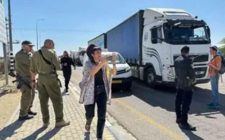 وزير أردني يكشف تعرض شاحنات المساعدات المتجهة لقطاع غزة لاعتداءات من إسرائيليين