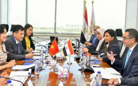 وزير الاستثمار والتجارة الخارجية يستقبل نائبة وزير الصناعة والتجارة الفيتنامى