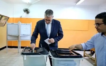 وزير البترول والثروة المعدنية يدلي بصوته في انتخابات مجلس الشيوخ وسط أجواء حماسية