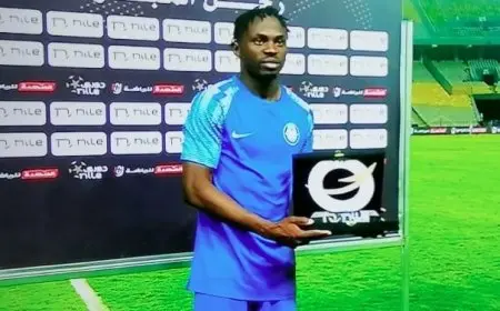 الاتحاد السكندري يُبرم عقداً مع النيجيري أبو بكر ليادي