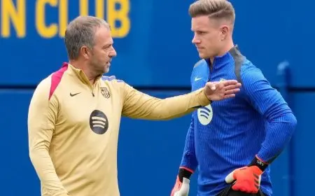 الأزمة ليست جديدة.. ما هو دور فليك في التوتر بين تير شتيغن وبرشلونة؟