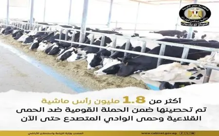 الزراعة تواصل جهودها في الحملة الوطنية للتحصين ضد الحمى القلاعية الوادي المتصدع