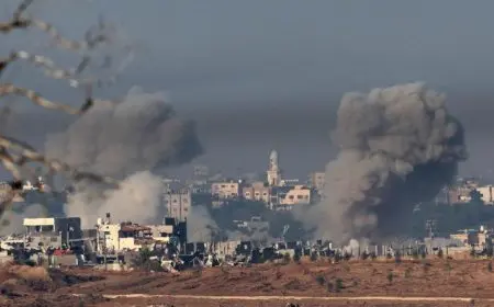 استشهاد 7 فلسطينيين جراء القصف الإسرائيلي على قطاع غزة