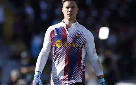 رابطة الليغا تُساند تير شتيغن في خِلافه مع برشلونة