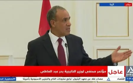 وزير الخارجية يؤكد أن الأوضاع في غزة كارثية ويطالب بتدخل عاجل من المجتمع الدولي