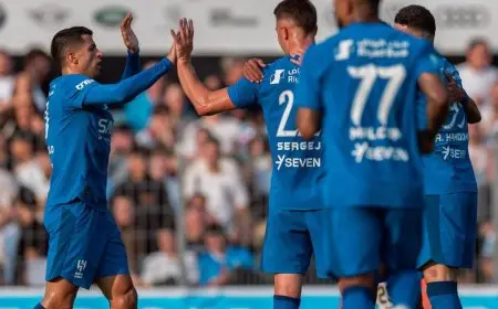 الهلال يكتسح بالينغن بسداسية في أول مباراة ودية استعداداً للموسم الجديد