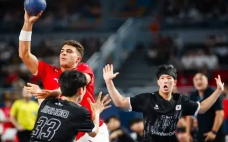 منتخب الناشئين لكرة اليد يحقق فوزًا كبيرًا على كوريا الجنوبية بنتيجة 27/46 في افتتاح المونديال