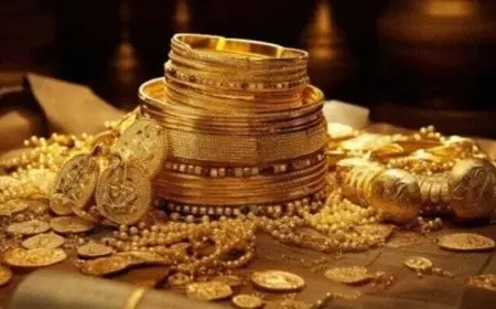 ارتفاع سعر الذهب في التعاملات المسائية اليوم الخميس في محلات الصاغة