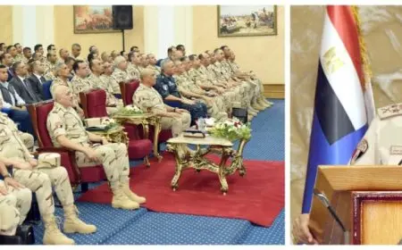 وزير الدفاع يوجه تحيات الرئيس السيسي لجنود المنطقة الجنوبية العسكرية في فيديو مؤثر