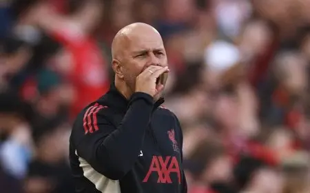 آرني سلوت يتحدث عن “احتمال كبير” لرحيل داروين نونيز المرتبط بالهلال