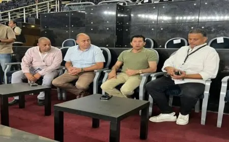 وزير الشباب والرياضة يتفقد صالة استاد القاهرة المستضيفة لبطولة العالم لكرة اليد للناشئين