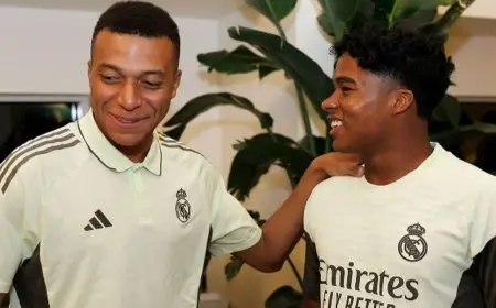 إندريك يتفوق على غونزالو ويحصل على الرقم 9 في ريال مدريد