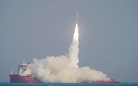 إطلاق الصين أقماراً صناعية جديدة من البحر