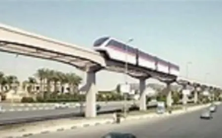 تحويلات مرورية لمدة 3 أيام للتنفيذ في مشروع المونوريل الجديد