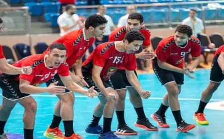 منتخب ناشئى اليد يلتقى مع اليابان فى ختام مواجهاته ببطولة العالم