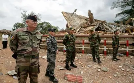 إصابة ثلاثة جنود تايلانديين جراء انفجار لغم أرضي على الحدود مع كمبوديا