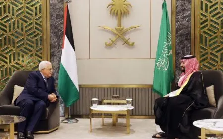 الرئيس الفلسطيني وولي العهد السعودي يتخذان خطوات هامة للتحضير للمؤتمر الدولي للسلام