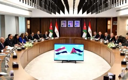 رئيسا وزراء مصر والأردن يقودان الدورة 33 للجنة العليا المشتركة بين البلدين