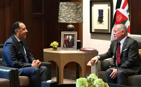 العاهل الأردني يعبر عن فخره بالعلاقات التاريخية القوية بين مصر والأردن