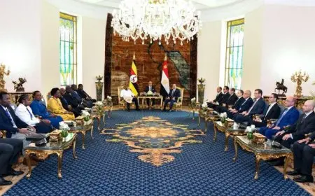 نص كلمة الرئيس السيسي خلال المؤتمر الصحفي مع نظيره الأوغندي