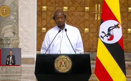 رئيس أوغندا يؤكد الجذور التاريخية مع مصر من خلال نهر النيل ويشدد على التعاون لتحقيق الازدهار المشترك