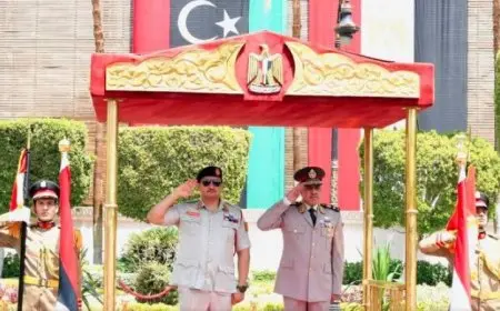 رئيس الأركان يهنئ صدام حفتر بمناسبة تعيينه نائبا للقائد العام للجيش الوطني الليبي