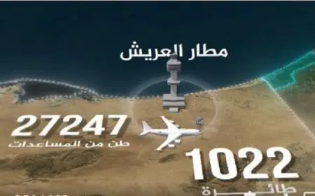 مصر تنقل أكثر من 1200 طائرة و45 ألف شاحنة إلى غزة بحسب المتحدث العسكري في فيديو جديد