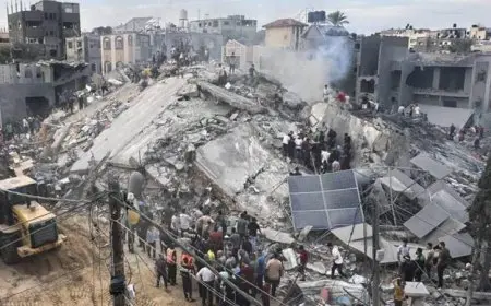 استشهاد أربعة فلسطينيين وإصابة العديد جراء قصف الاحتلال الإسرائيلي لمناطق في غزة