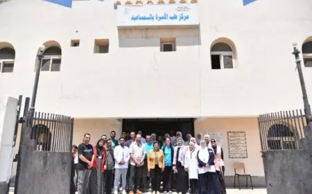 نائب وزير الصحة يقوم بجولة تفقدية في منشآت صحية بشمال سيناء