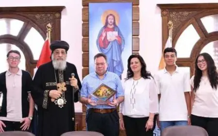 لقاء تاريخي بين قداسة البابا والأمانة العامة للمستشفيات القبطية في الإسكندرية