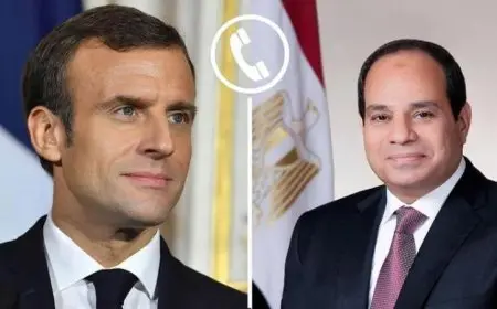 الرئيس السيسي وماكرون يجتمعان لتعزيز العلاقات الثنائية ومناقشة الأوضاع الإقليمية الراهنة