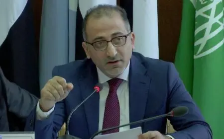 مندوب فلسطين في الجامعة العربية يناقش مع وفد شيشاني طرق دعم غزة وتقديم المساعدات اللازمة