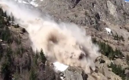 انهيار أرضي مدمر في جبال الألب الفرنسية يسفر عن وفاة شخصين وإصابات متعددة