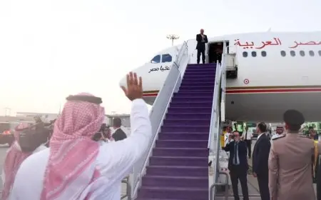 الرئيس السيسي يعود إلى مصر بعد زيارة رسمية ناجحة للسعودية