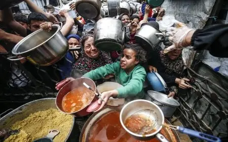 استشهاد 8 فلسطينيين بسبب المجاعة وسوء التغذية في غزة