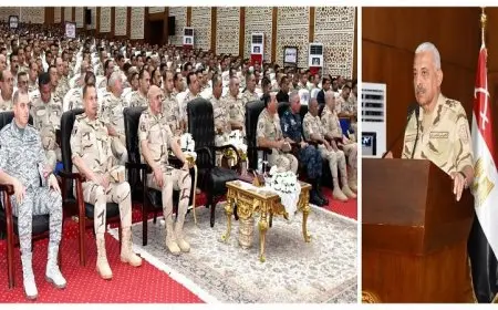 وزير الدفاع يجتمع بمقاتلي المنطقة الغربية العسكرية في فيديو حصري