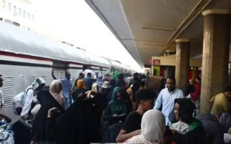السكة الحديد تطلق القطار السابع لإعادة الأشقاء السودانيين إلى وطنهم