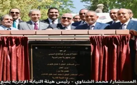 رئيس النيابة الإدارية يطلق مشروع المقر الجديد لنادي مستشاري النيابة