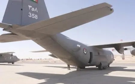 القوات المسلحة الأردنية تطلق إنزالا جويا جديدا إلى غزة بالتعاون مع دول صديقة