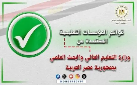نظام التعليم العالي في مصر يكشف عن القوائم المحدثة للمؤسسات المعتمدة