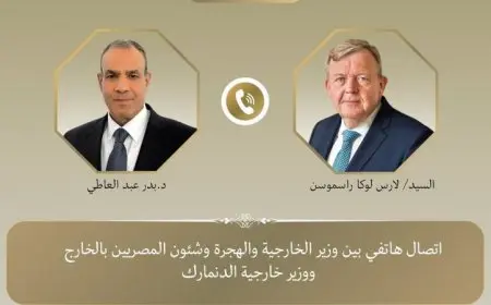 وزير الخارجية يناقش مع نظيره الدنماركي هاتفيا خطة لوقف إطلاق النار في غزة