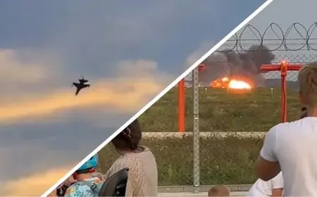 مقتل طيار جراء تحطم مقاتلة إف-16 خلال التحضيرات لعرض جوي في بولندا