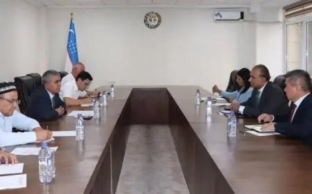 السفير المصري في أوزبكستان يناقش قضايا المياه مع وزير الموارد المائية الأوزبكي