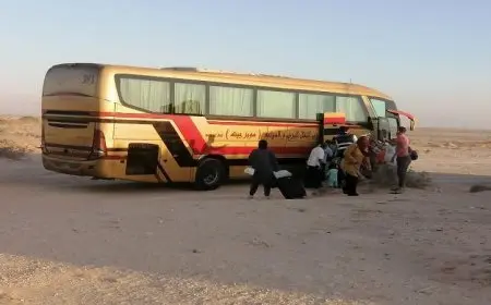 النقل تعلن عن تسيير 14 أتوبيسًا لنقل الركاب من موقع حادث قطار مطروح