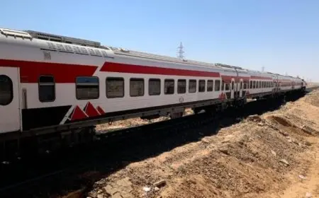 استئناف حركة القطارات على خط إسكندرية مطروح بعد الحادث الأخير من قبل السكك الحديدية