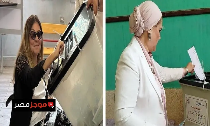 رئيستا القومي للطفولة وذوي الإعاقة تشاركان في انتخابات مجلس الشيوخ بصوتهما