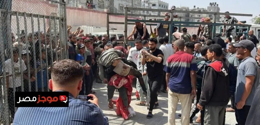 8 شهداء من منتظرى المساعدات ومصابون برصاص الاحتلال على شارع صلاح الدين
