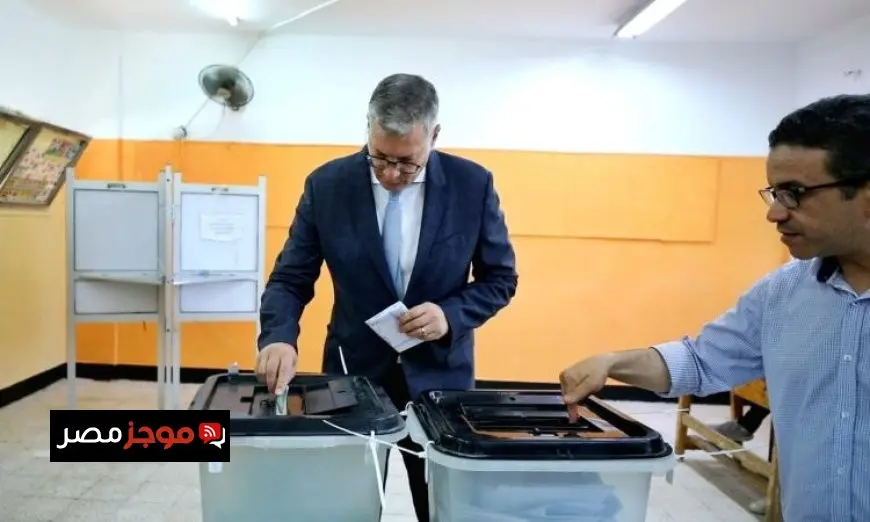 وزير البترول والثروة المعدنية يدلي بصوته في انتخابات مجلس الشيوخ وسط أجواء حماسية