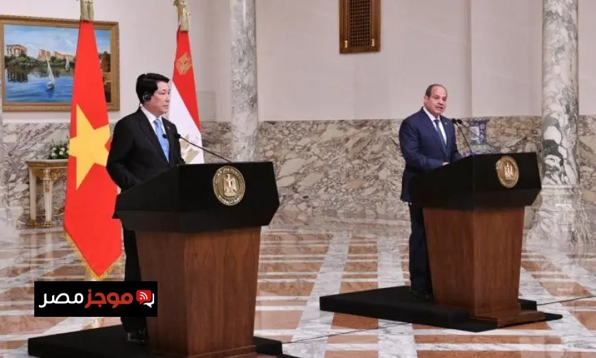 الرئيس السيسي ولقاء مع نظيره الفيتنامي لتوقيع مذكرتي تفاهم في مجال التنمية